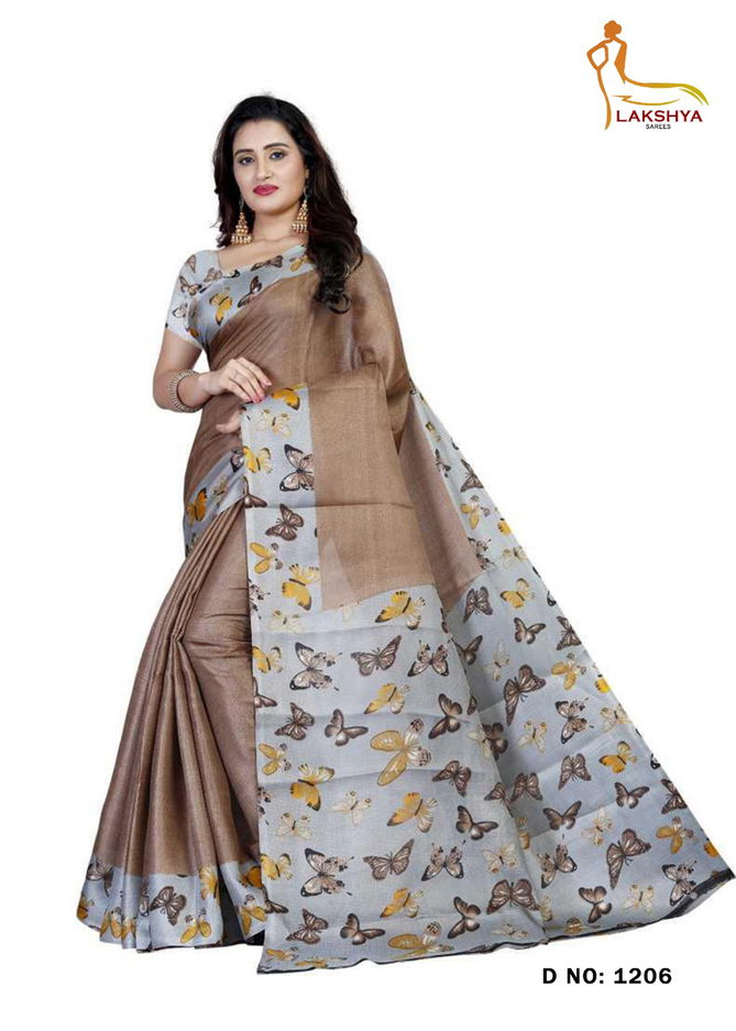 Lakshya Bhagalpuri 12 Latest Fancy Designer Casual Wear Bhagalpuri Silk Saree Collection 